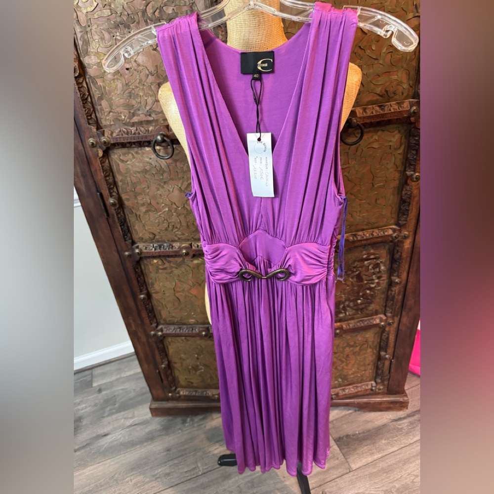 Just Cavalli‎ Vibrant Purple Dress 40